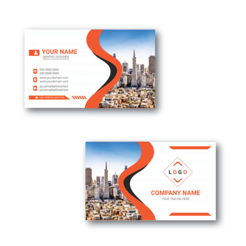 Creative and Modern Business Card cover image.