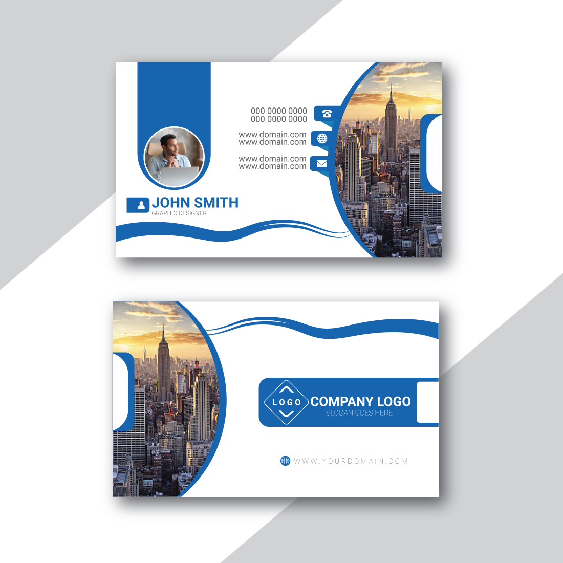 Modern Business Card preview image.