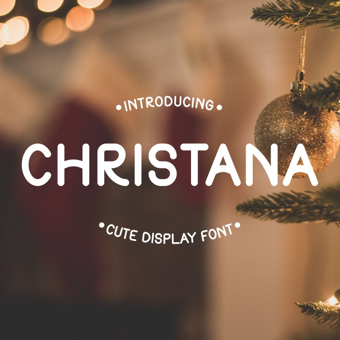 Christana - Cute Display Font preview image.