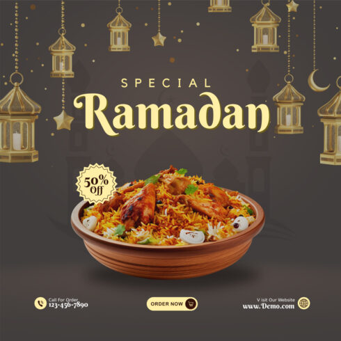 Ramadan Sale Social Media Post cover image.