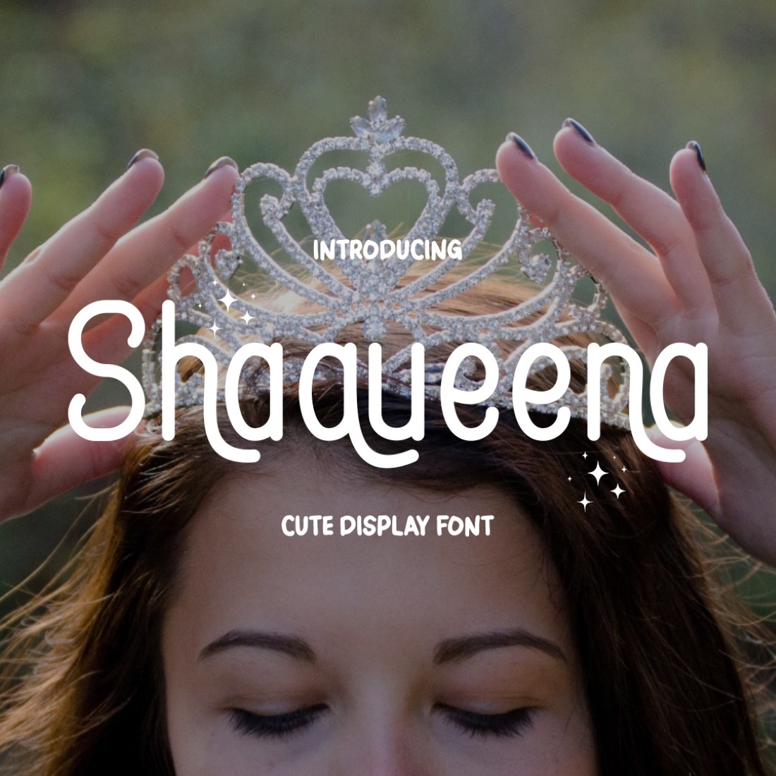 Shaqueena - Cute Display Font preview image.
