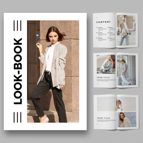 Look Book Layout cover image.
