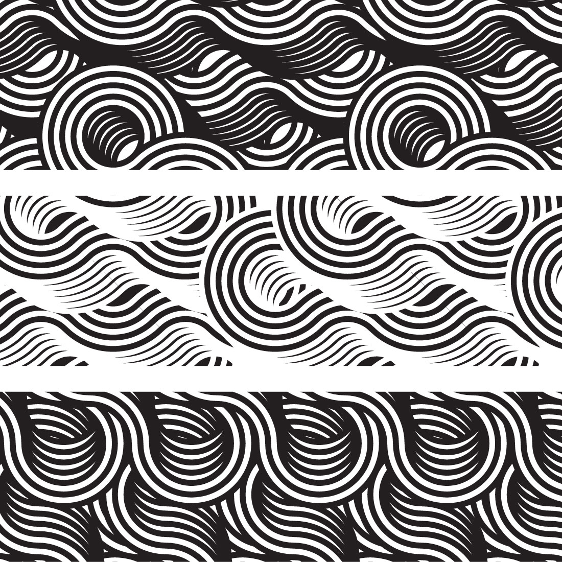 Retro Lines Abstract Patterns cover image.