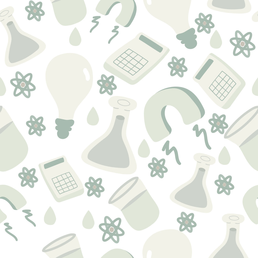 Science Seamless Pattern preview image.