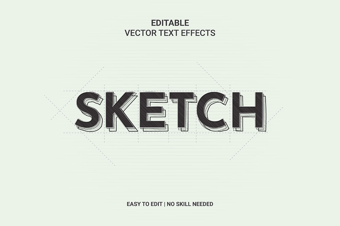 sketch text effects 07 647