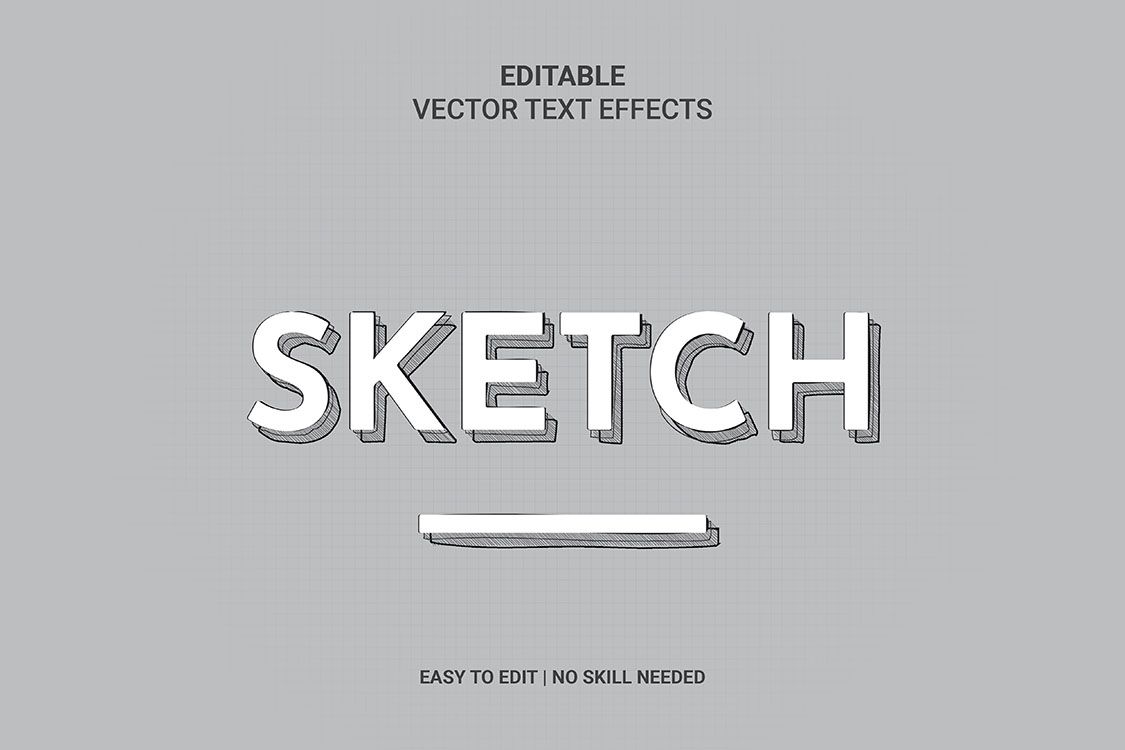 sketch text effects 08 305