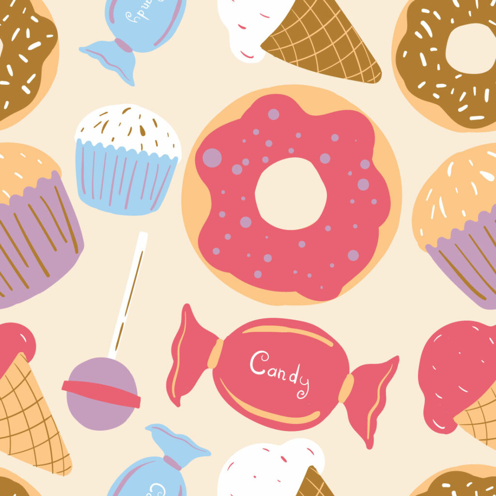 Snack Seamless Pattern - MasterBundles