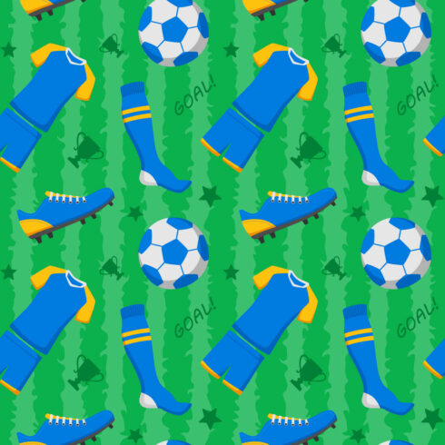 Soccer Seamless Pattern cover image.