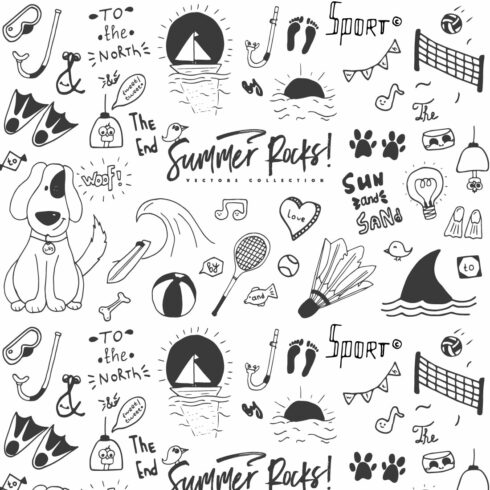 Summer Rocks Vectors Collection cover image.
