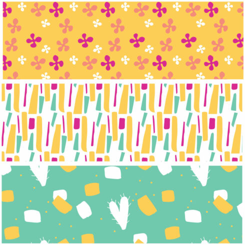 Summer Seamless Patterns cover image.