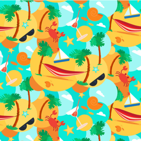 Summer Beach Seamless Pattern cover image.