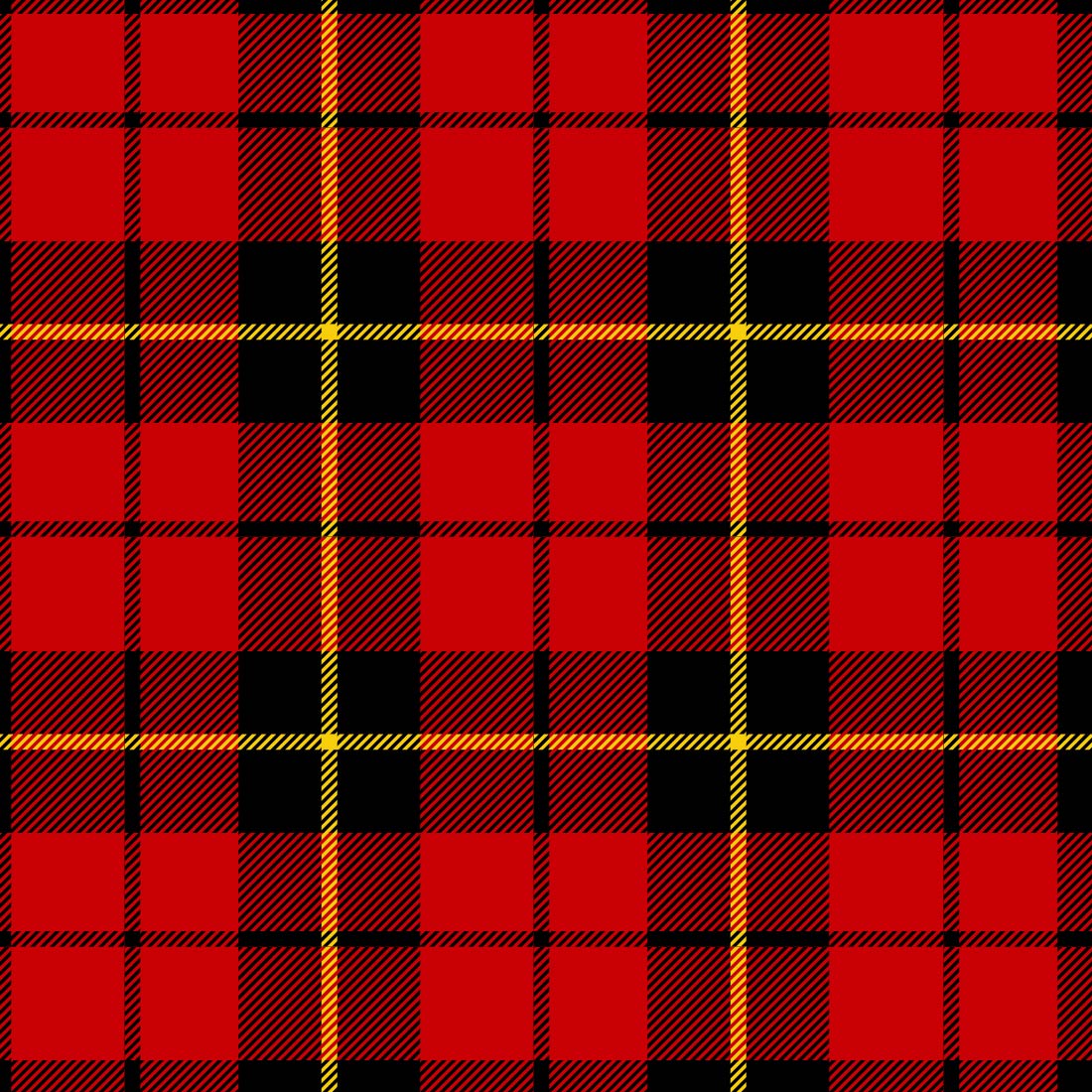 Red Color Tartan Plaid Clan Wallace Design Pattern for Fabrics, Textiles and Backgrounds cover image.