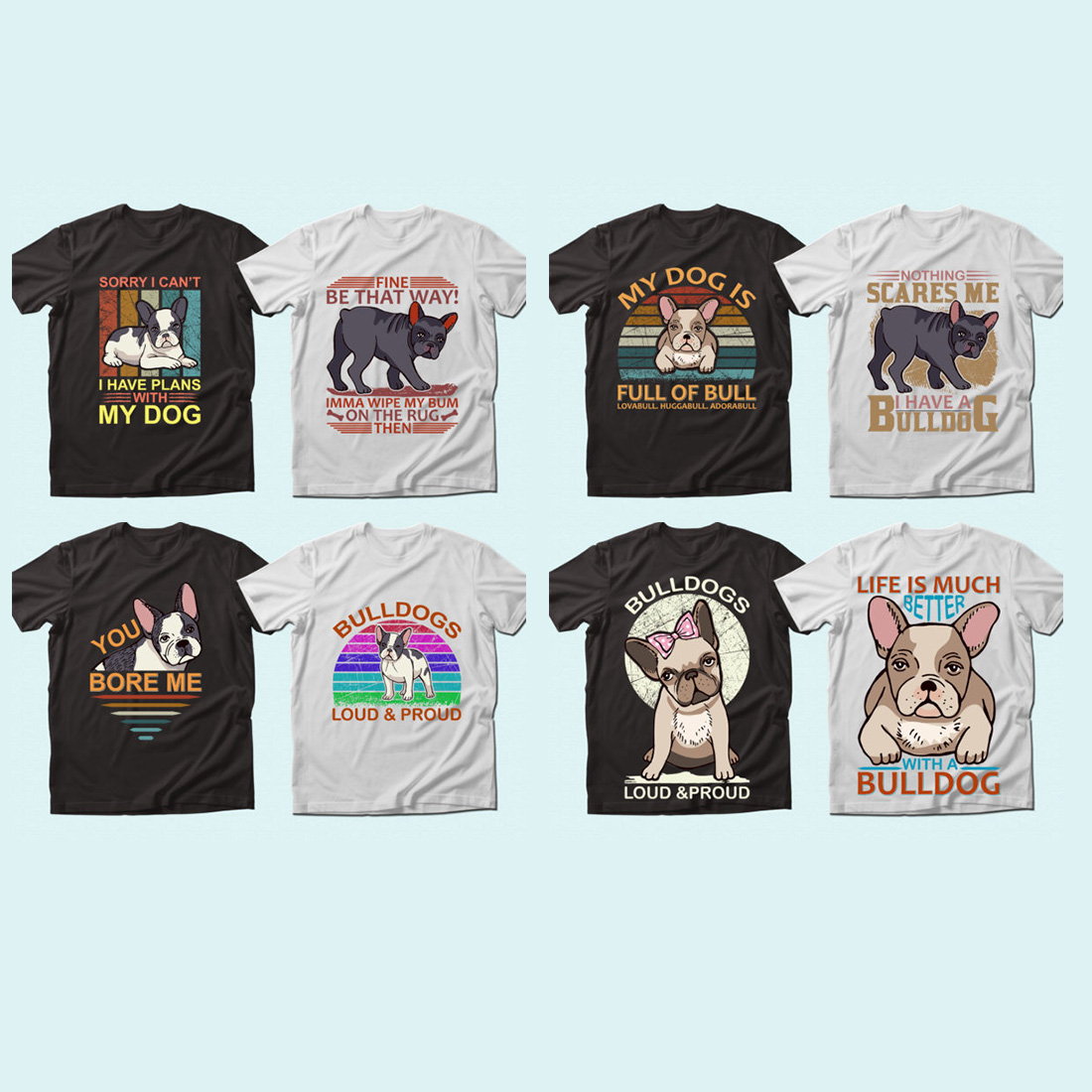 top 20 bulldog quotes t shirt designs3 685