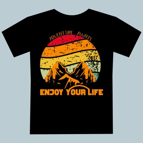 Adventure Awaits: Embrace Life's Journey T-Shirt cover image.