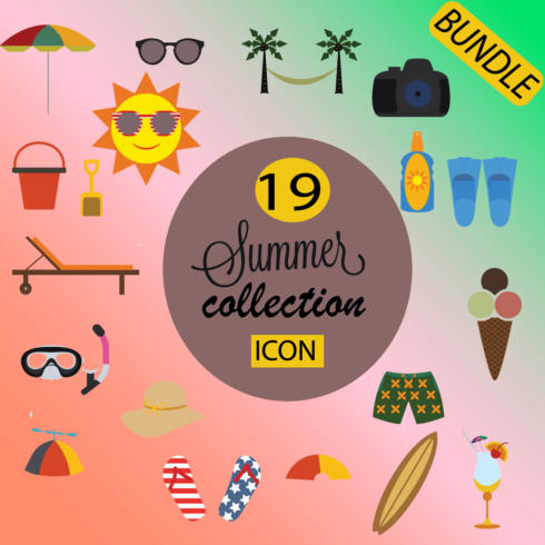 19 summer collection bundle in PNG cover image.