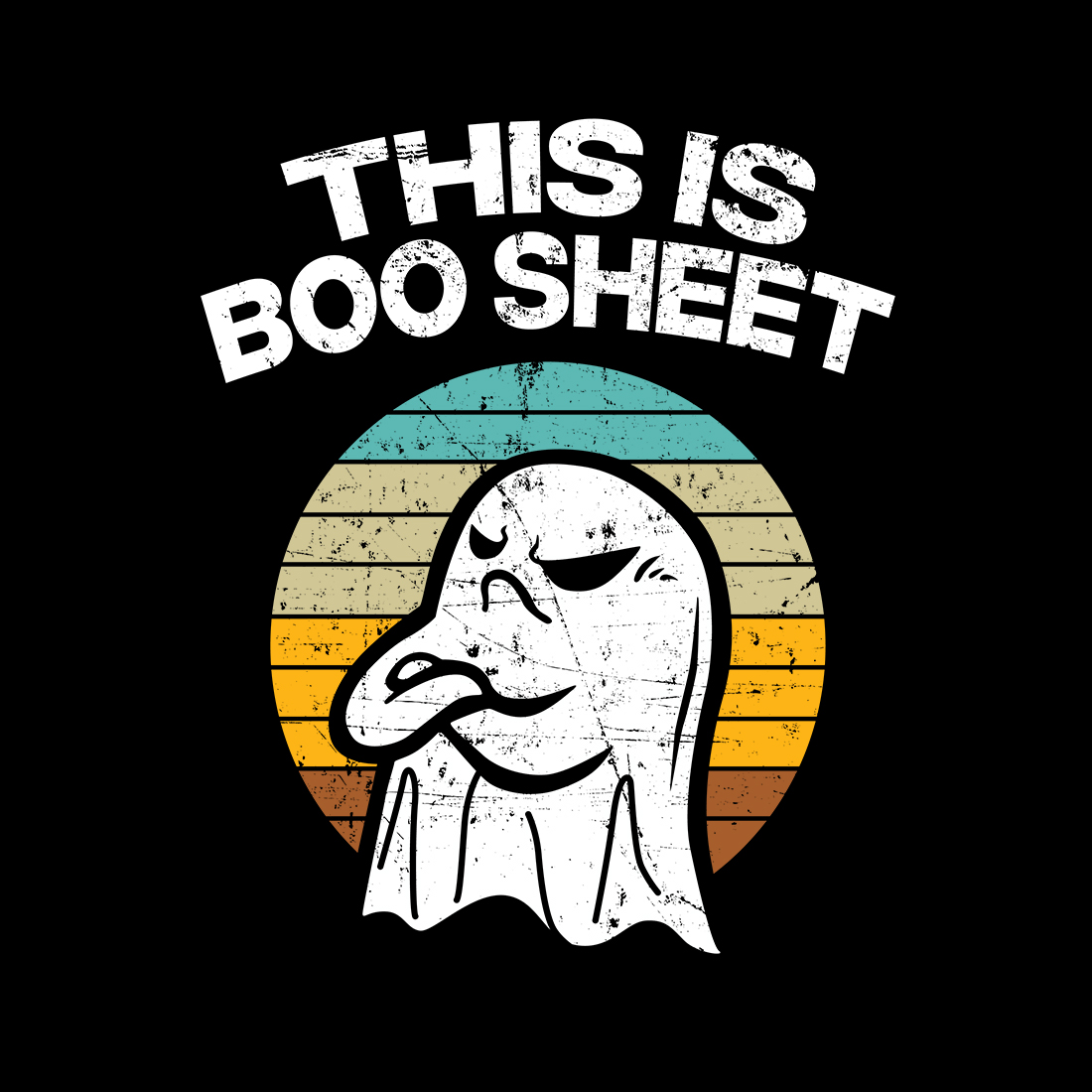 This Is Some Boo Sheet Svg, Funny Halloween Ghost preview image.
