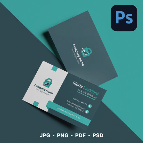 Modern Business Card Template cover image.