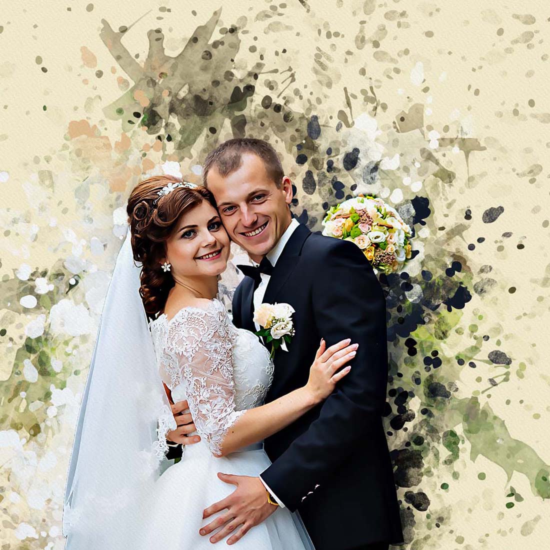 Ethereal Elegance Wedding Paint preview image.