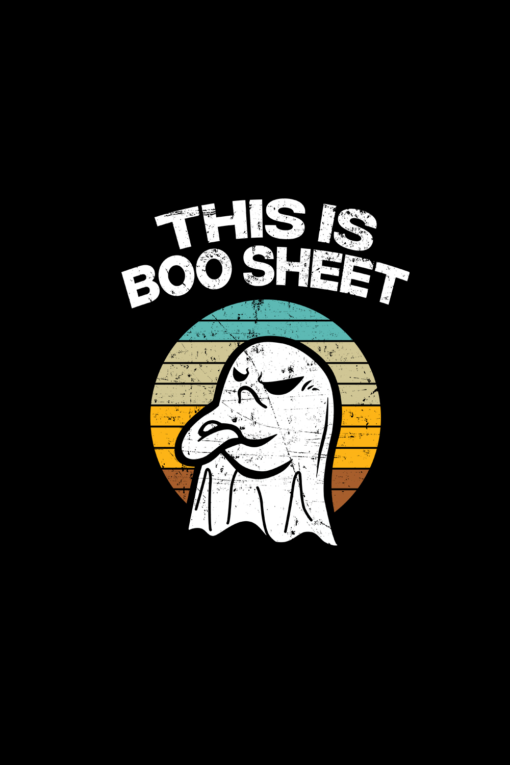 This Is Some Boo Sheet Svg, Funny Halloween Ghost pinterest preview image.