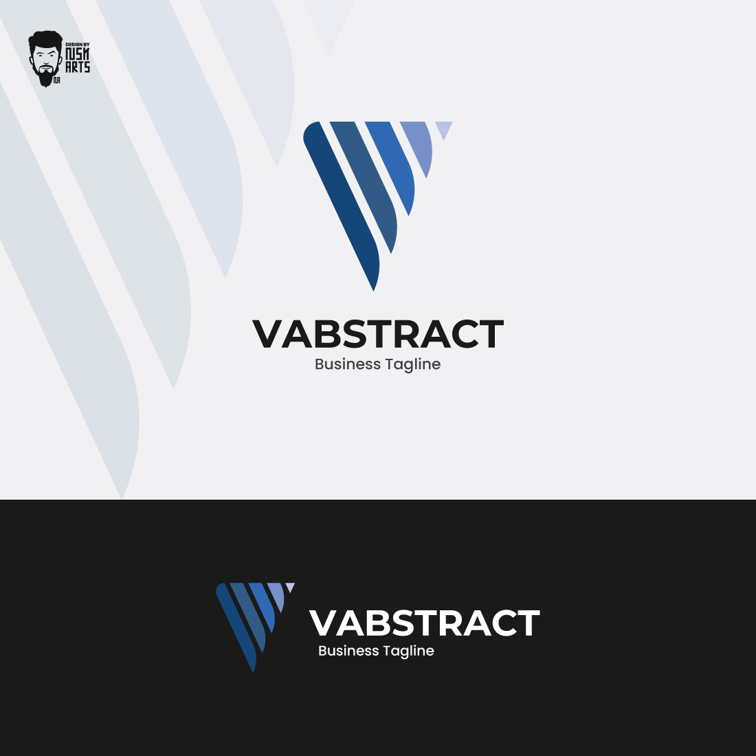 Letter V Abstract logo Design Template cover image.