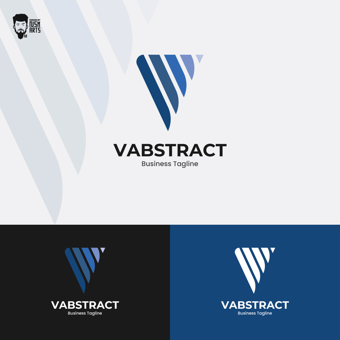vabstract logo template preview 02 703