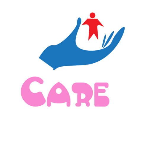 Care minimalist logo or company flat logo cover image.