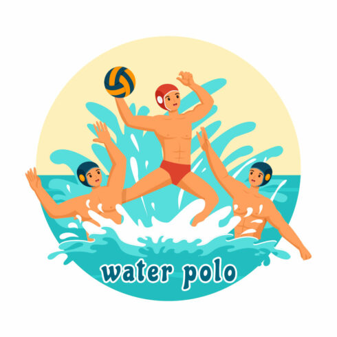 12 Water Polo Sport Illustration cover image.
