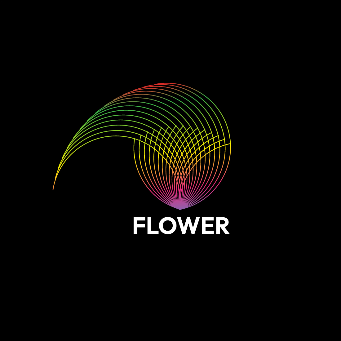 Elegant Line Art Flower Logo: Beauty & Fashion Design cover image.