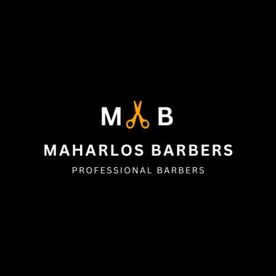 Professional Barber Logo Templates (Canva, 500x500px) cover image.