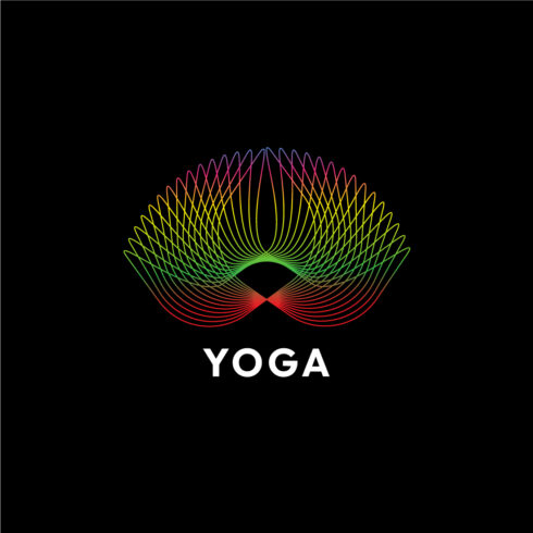 Line Art Yoga Design Bundle cover image.