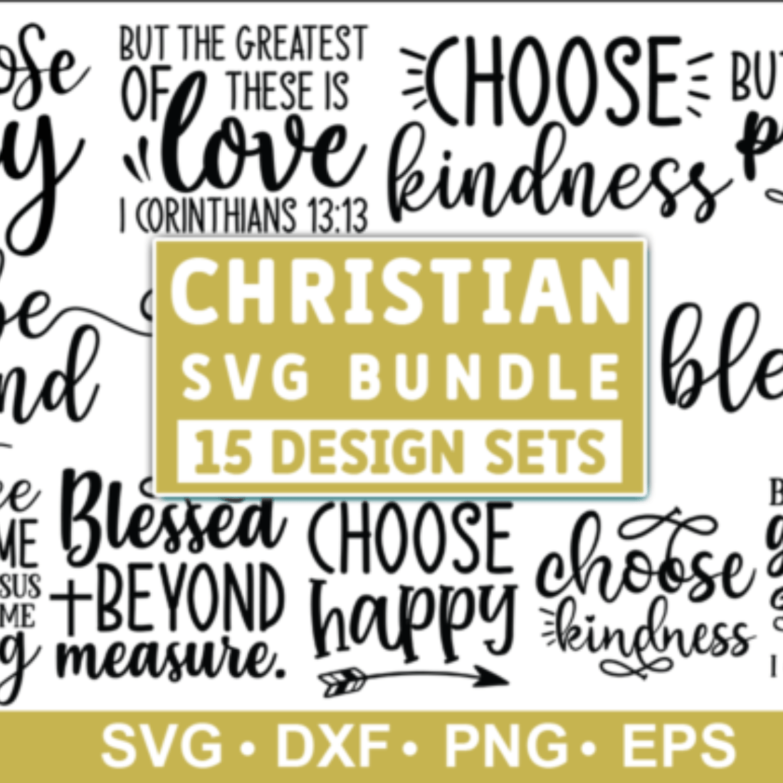 Christian SVG Bundle, Christian Quotes cover image.