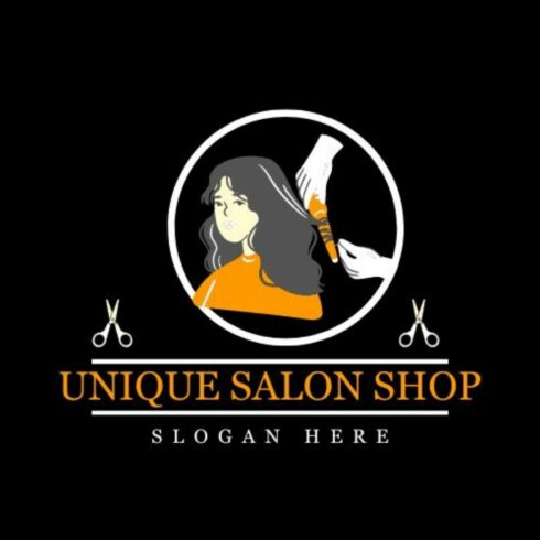 Unique Salon Logo Templates (Editable in Canva!) cover image.