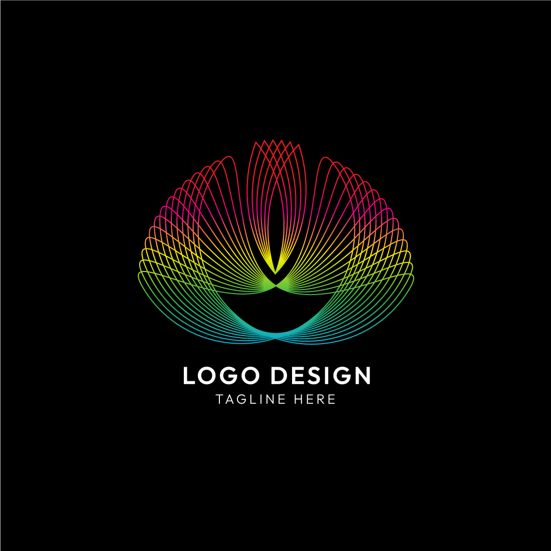Line Art Nature & Beauty Logo Design Bundle cover image.