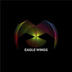 Majestic Eagle Wings Line Art Logo Design Bundle cover image.