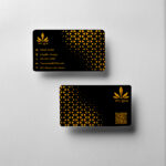 Business card template for Grahic designer cover image.