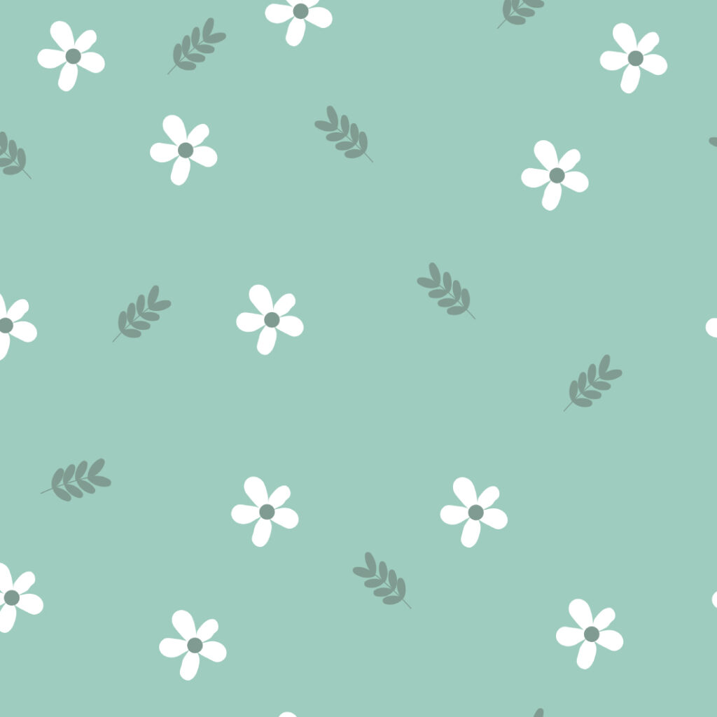 VECTOR FLOWER SEAMLESS PATTERN DESIGN - MasterBundles