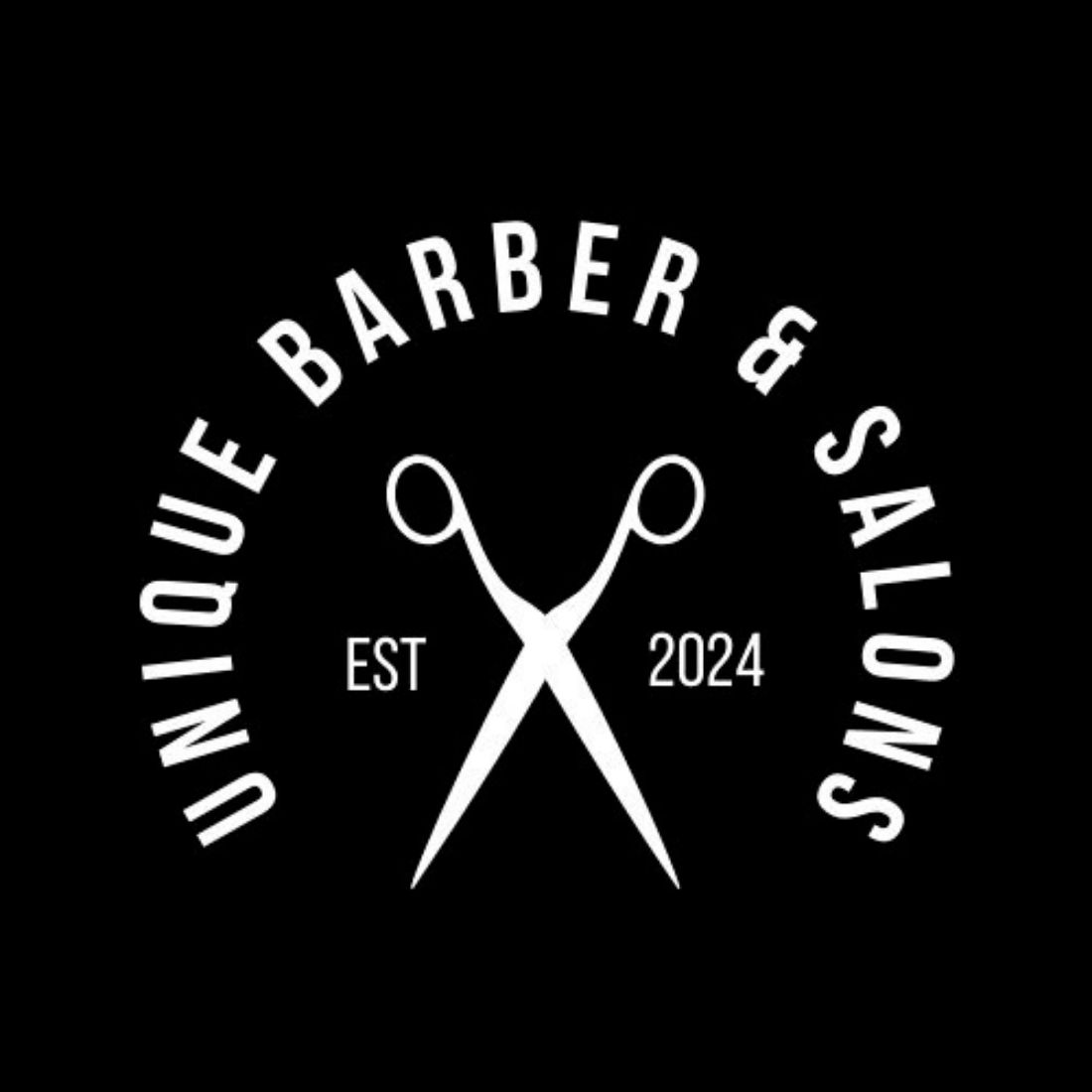Barber Shop Logo Templates (Canva) preview image.