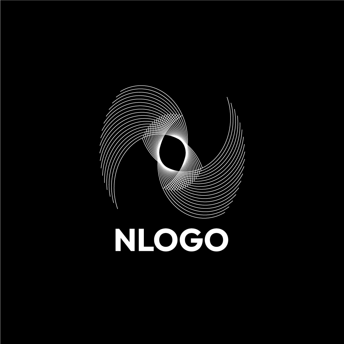 Sleek Line Art Letter N Logo Design - Perfect for Brand Identity! preview image.