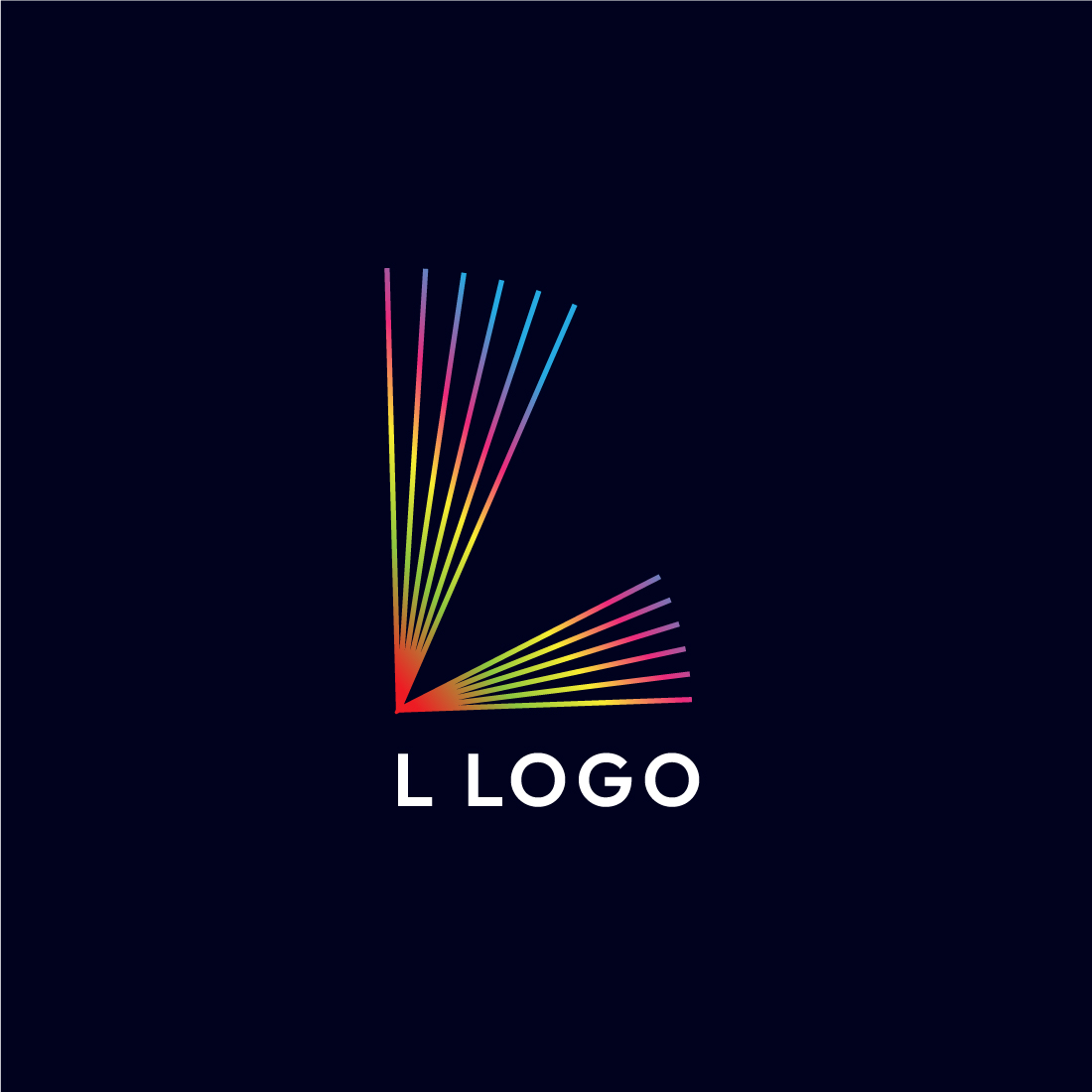 Sleek Line Art Letter L Logo Design - Professional Branding Solution preview image.