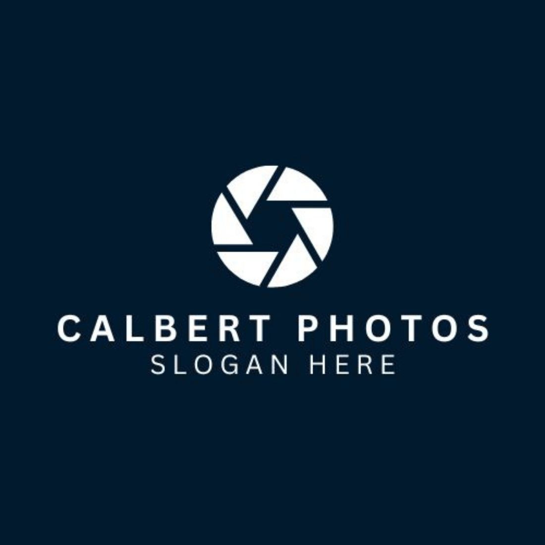 Editable Photography & Camera Service Logos preview image.