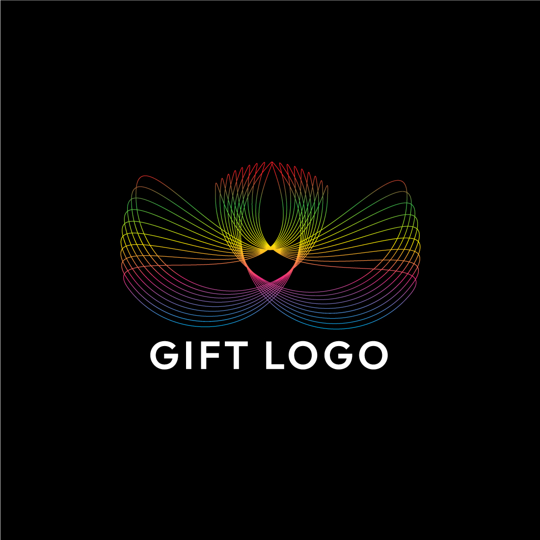 Elegant Line Art Gift Logo Designs: Perfect Branding Solutions preview image.