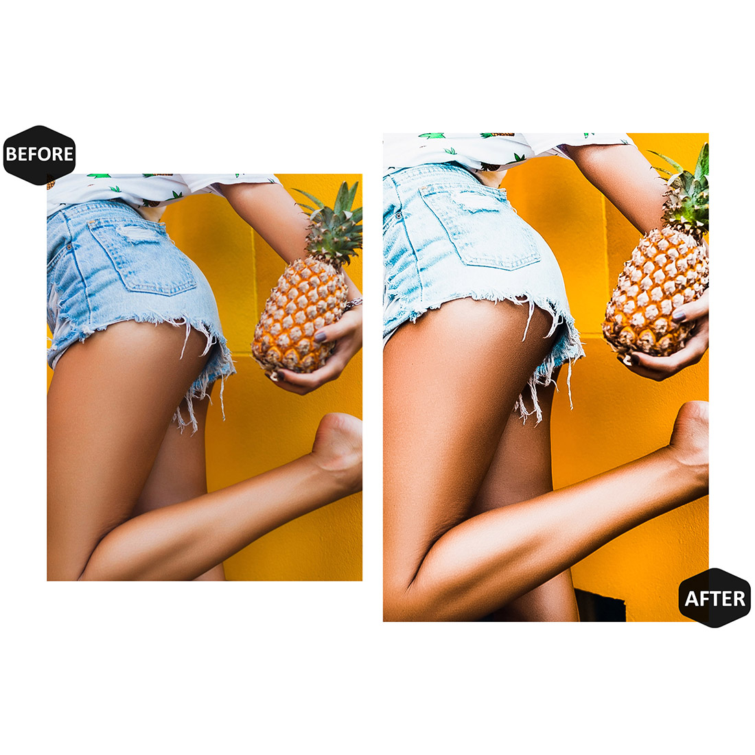 12 Hot & Vibrant Lightroom Presets, Colorful Mobile Preset, Natural Desktop LR Lifestyle DNG Instagram Vivid Filter Theme Portrait Summer preview image.