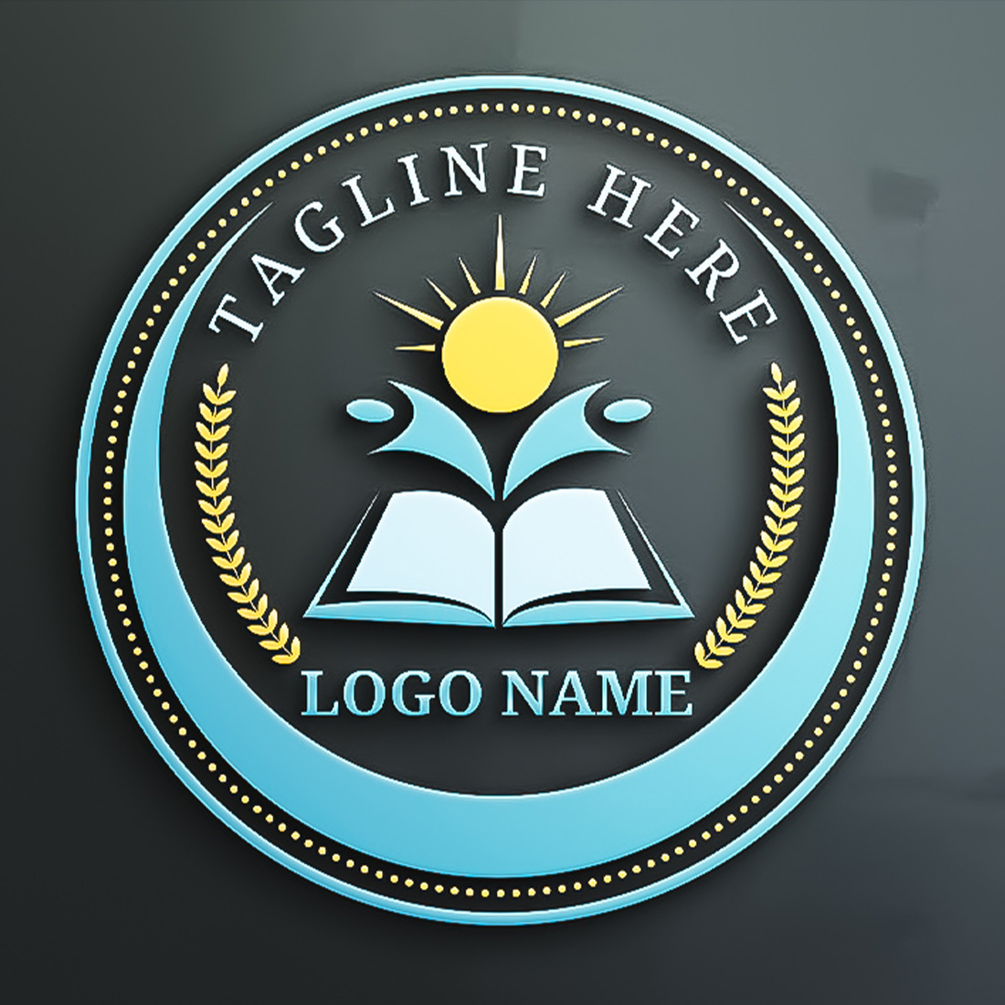 Premium School Badge Logo Design Kit - 100% Editable Vector Templates cover image.