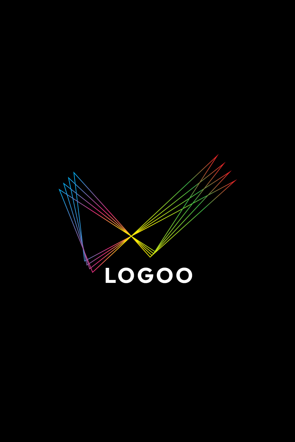 Sleek Line Art: General Logo Design Bundle pinterest preview image.