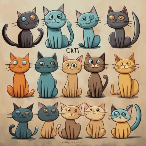 collection of cat images cover image.