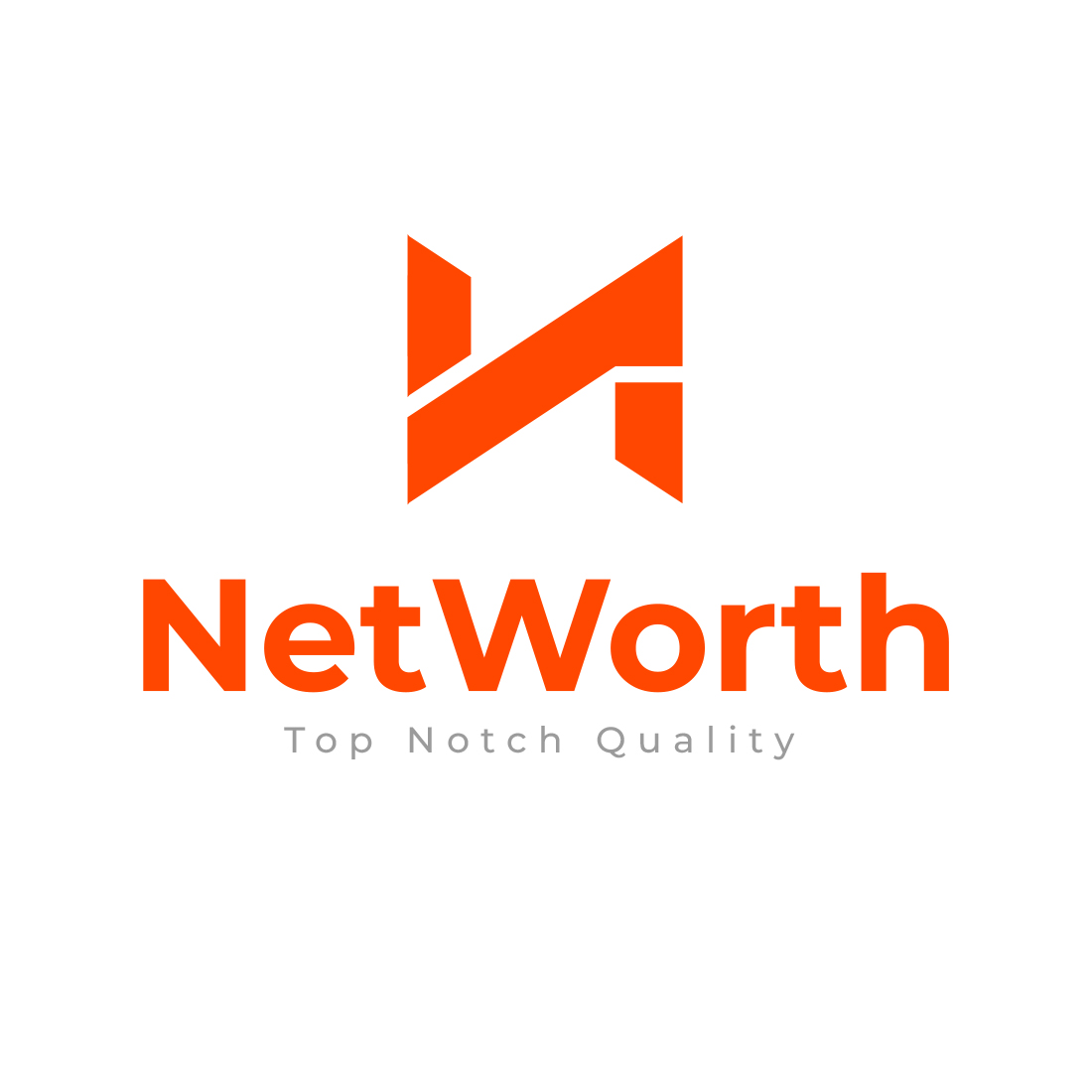 Networth logo Design template - Editable preview image.