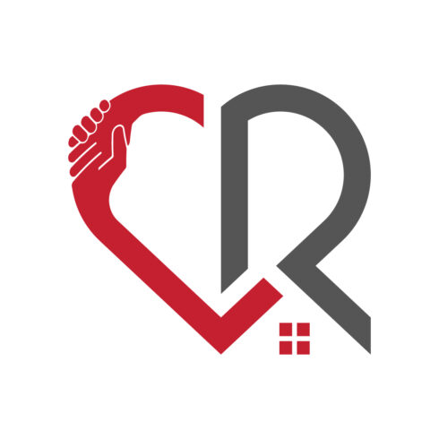 Letter R with hand and Realestate logo cover image.