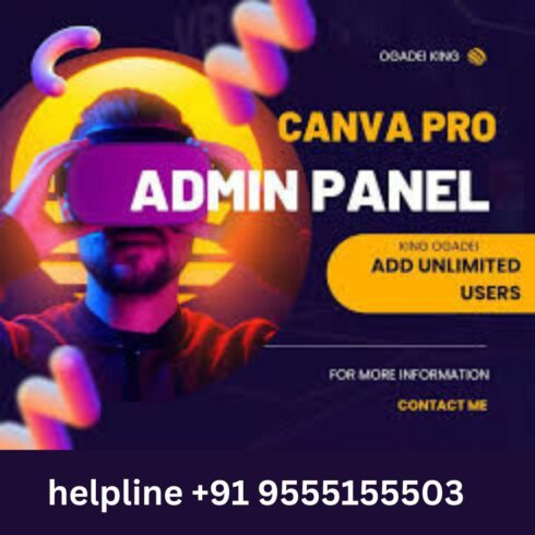 canva admin panel cover image.