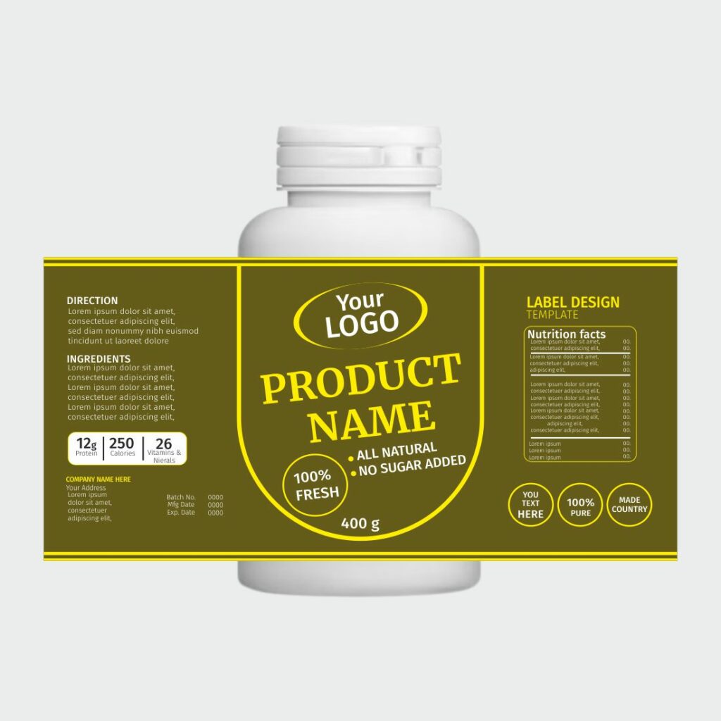 Product Label Design - MasterBundles
