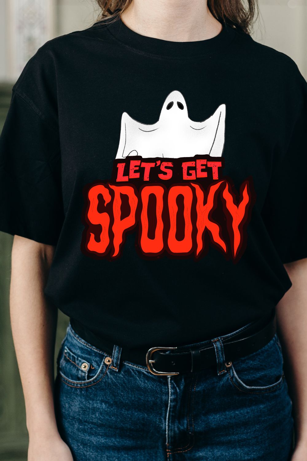 Let's Get Spooky T-Shirt pinterest preview image.